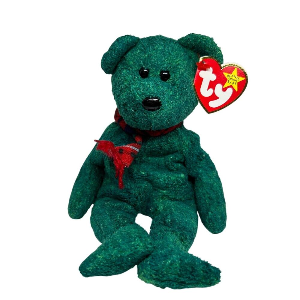 TY BEANIE BABIES WALLACE the BEAR 1999 Plush Stuffed Animal